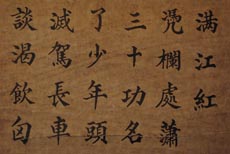 Large Chinese Calligraphy