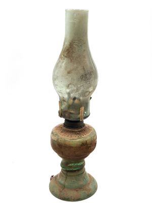 Ancienne lampe à pétrole chinoise - Campagne chinoise