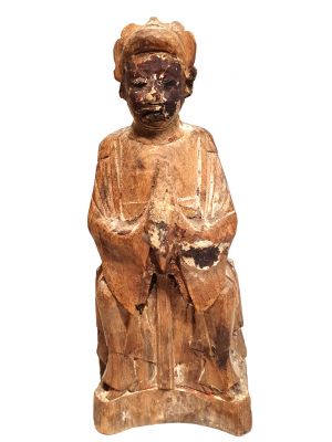 Chinese Votive Statue - Qing Dynasty - Wife
