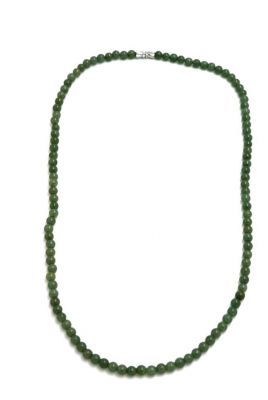 Collier en perles de Jade véritable Catégorie A - 110 Perles - 5mm