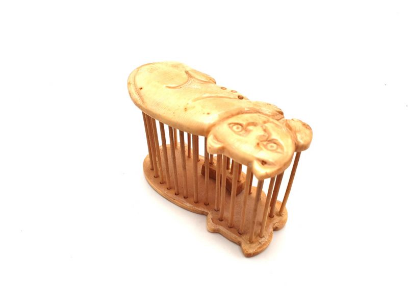 Cliquez sur la vignette pour agrandir et survolez la photo pour zoomer Cage à grillons chinoise Os en forme de Chat