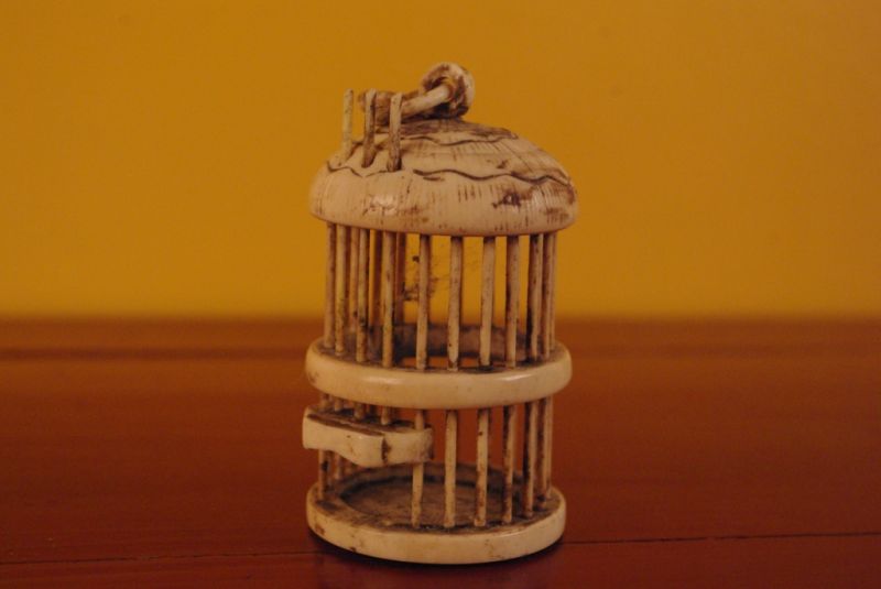 Petite cage à grillons en OS