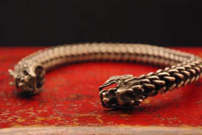 Bracelet ethnique Miao Cercle Dragon