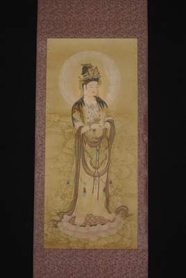Peinture d'une Déesse Chinoise sur l'eau