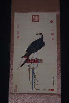 Peinture chinoise representant un Aigle Royal
