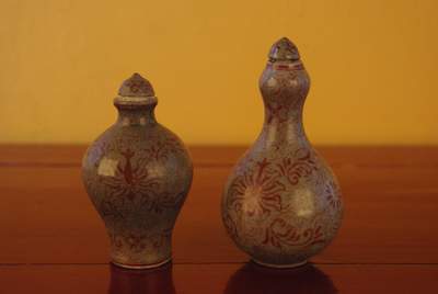 Lot de Tabatières Chinoises Fleurs de Chine
