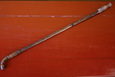 Old Chinese wooden tobacco pipe
