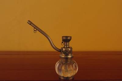 Pipe Originale Chinoise en Métal et Plasitique