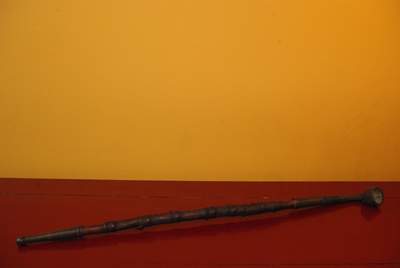 Chinese wood and metal old Pipe