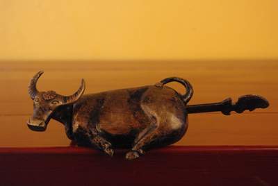 Chinese Brass padlock of Buffalo