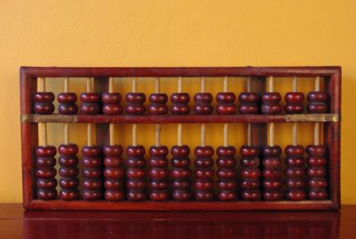 Ancien Grand Boulier Chinois en bois