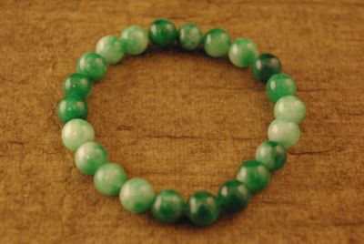 Bracelet en Jade Petites perles vertes