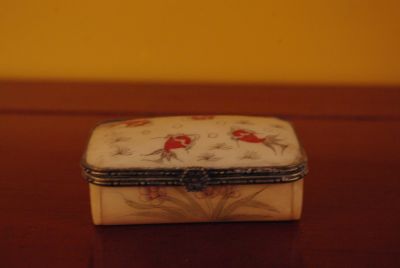 Petite Boite Chinoise en Os Poisson