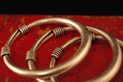 Lot de 3 Bracelets ethnique Miao Torque