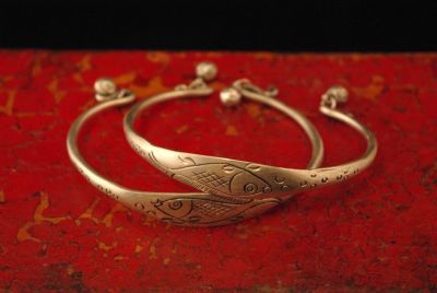 Bracelet Cercle ethnique Miao avec Clochettes