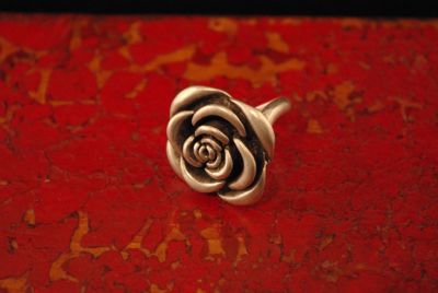 Bague Chinoise en forme de fleur de lotus