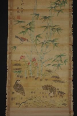 Oiseaux chinois dans la nature peinture