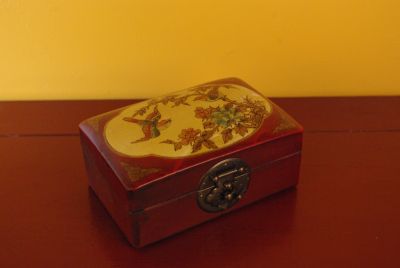 Petite Boite Chinoise rouge et jaune