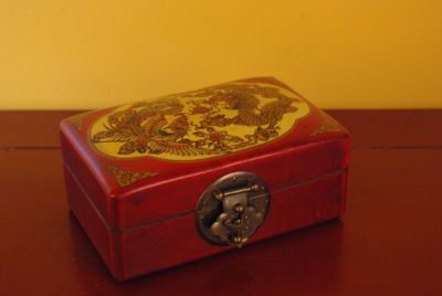 Petite Boite Chinoise dragon et phoenix