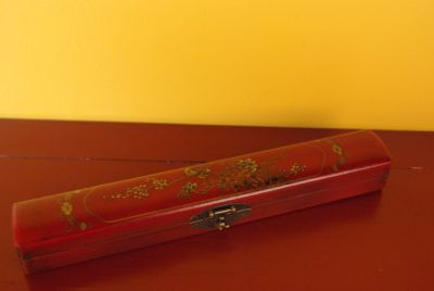 Très Longue boite chinoise en bois