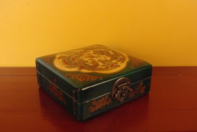 Coffre chinois vert
