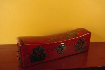 Grande boite oreiller Chinoise rouge