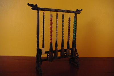 Porte Pinceaux chinois en Bois et pinceaux