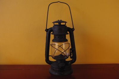Ancienne Lampe de mineur chinois
