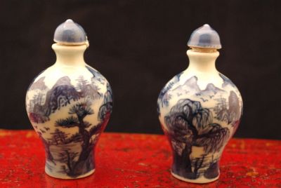 Lot de 2 tabatières