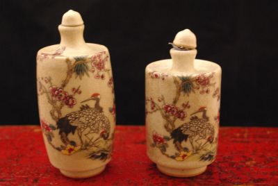 2 Tabatières Chinoises Fleurs