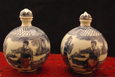 Paire de tabatières de Chine