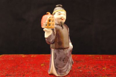 Tabatière chinoise homme costume traditionel