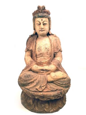 Estatuas Chinas de Madera Guanyin Bodhisattva