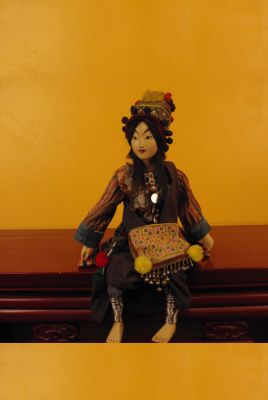 Old Vietnamese wooden Puppet