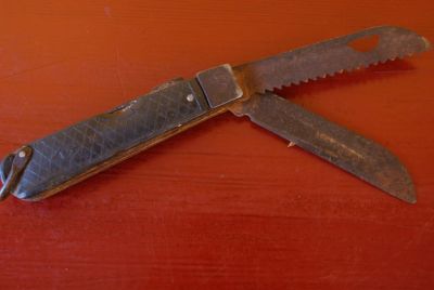 Ancien Couteau Chinois 2 lames
