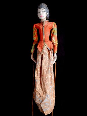 Indonesian Puppet - Wayang Golek - Princess Vijaya