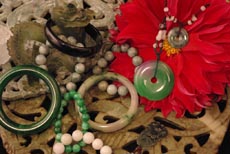 Miao Minority Decoration Chinese Jade jewelry, bracelet, necklaces, pendant many items from jade stone
