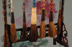 Brush Holder with Brushes