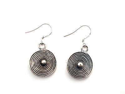 Miao Ethnic Earrings Very small spiral