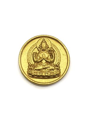 Very small Tibetan TsaTsa - Sacred object - Bodhisattva Avalokiteshvara