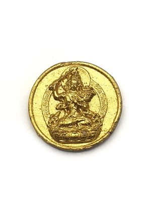 Very small Tibetan TsaTsa - Sacred object - Manjushri Bodhisattva