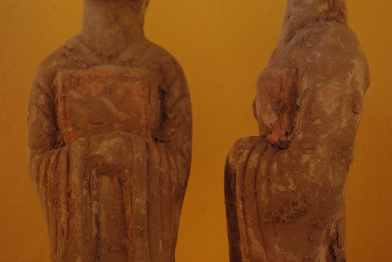 2 Chinesische Terrakotta Statuen Chinesische Astrologie 5