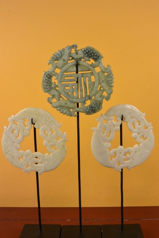 3 Kleine Chinesische Bi Scheiben 2
