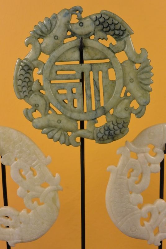 3 Kleine Chinesische Bi Scheiben 4
