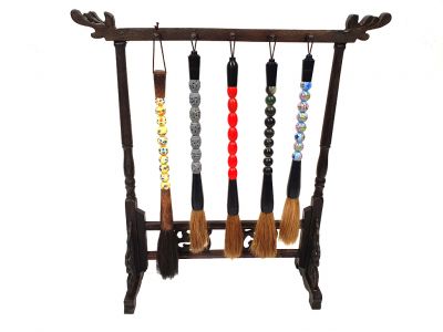 5 Pinceaux avec Petit Porte Pinceaux Chinois 5 Pinceaux avec Petit Porte Pinceaux Chinois