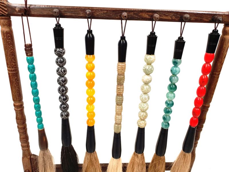 7 Pinsel mit Gross Chinesische Pinselhalter 2