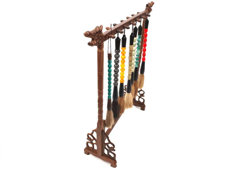 7 Pinsel mit Gross Chinesische Pinselhalter 4