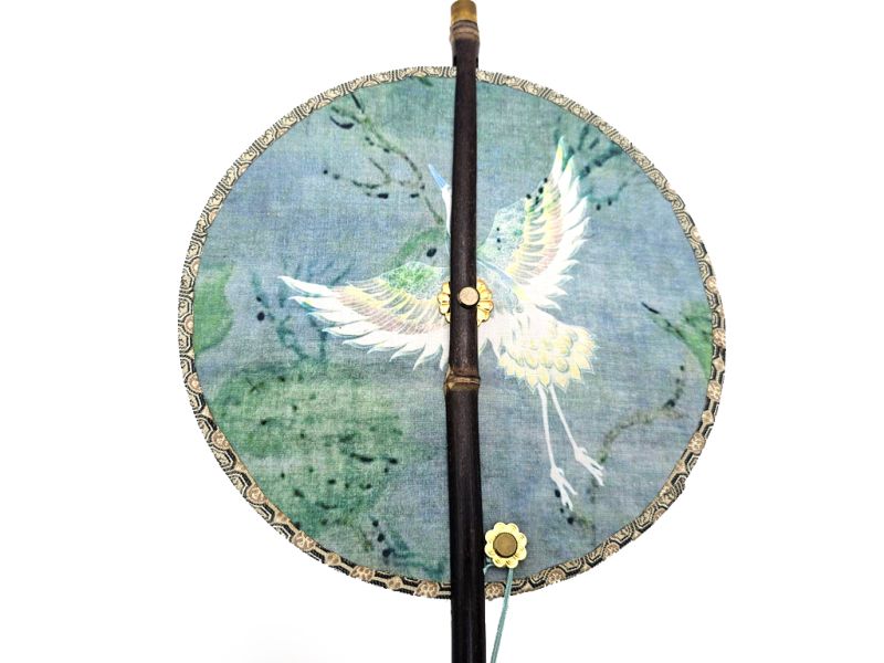 Abanico enrollable tradicional chino - El fénix 2