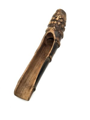Accessoires à thé en racine de bambou 100% naturel - Pelle à thé