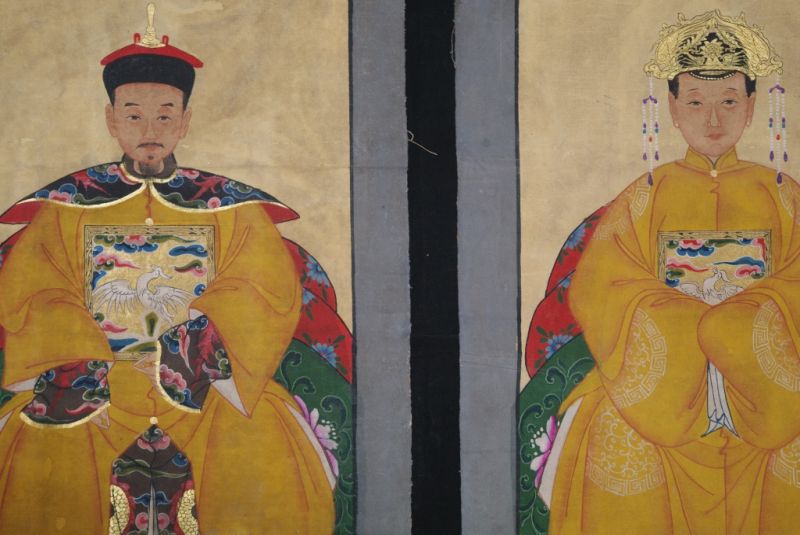 Ahnenpaare und Kaiser Chinas Gelb 2